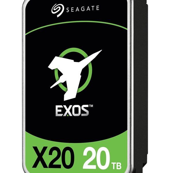 Seagate Exos X20 ST20000NM007D - hard drive - 20 TB - SATA 6Gb/s